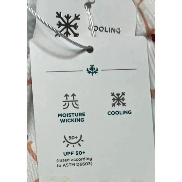 NWT Lady Hagen Women's White Geo UV Long Sleeve 1/4 Zip - Picture 5 of 8